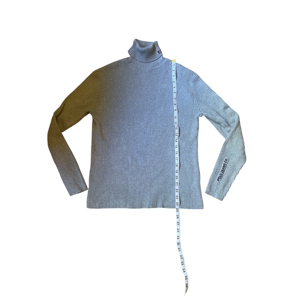 Polo Jeans Co. Ralph Lauren Turtleneck Sweater Ribbed Knit Top - Picture 4 of 5